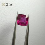 1.16 CT GIA CERTIFIED BURMESE NATURAL RED RUBY - NO HEAT