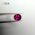 1.26 CT GIA CERTIFIED BURMESE NATURAL RED RUBY
