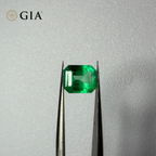 .85 CT GIA CERTIFIED COLOMBIAN NATURAL EMERALD
