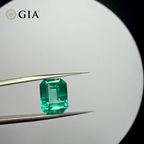 3.80 CT GIA CERTIFIED COLOMBIAN NATURAL EMERALD