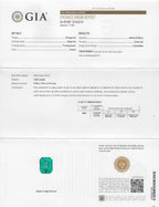 3.80 CT GIA CERTIFIED COLOMBIAN NATURAL EMERALD