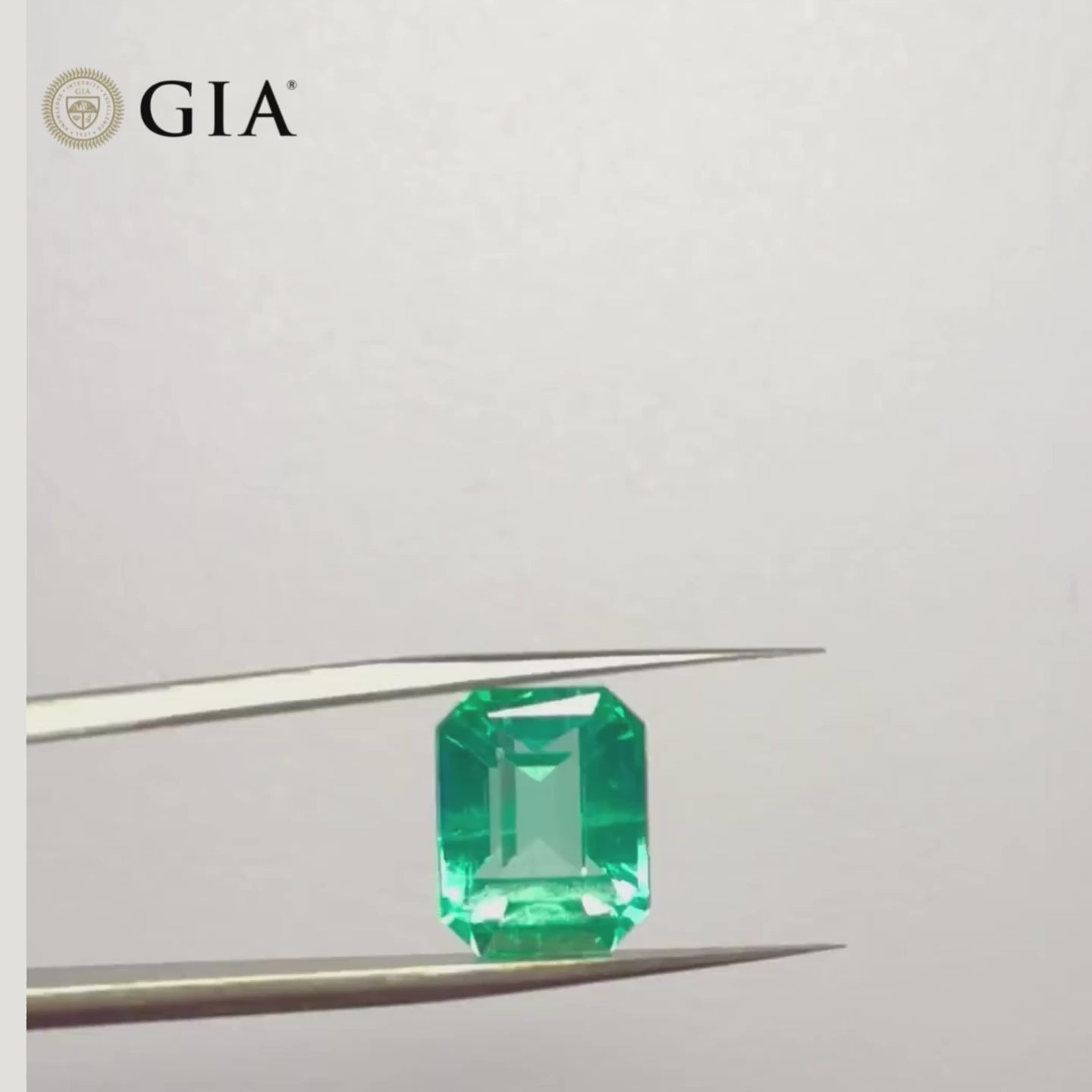 3.80 CT GIA CERTIFIED COLOMBIAN NATURAL EMERALD