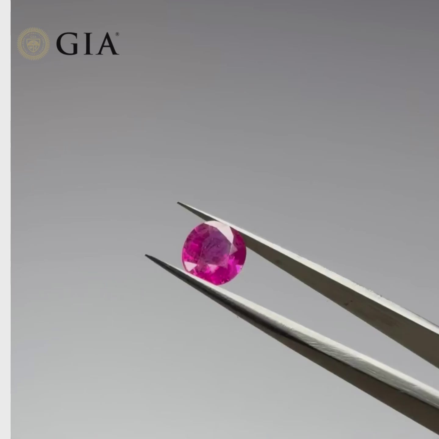 1.35 CT GIA CERTIFIED BURMESE NATURAL RED RUBY